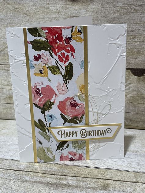 Homemade Birthday Cards, Designer Paper, Embossed Cards, Up Book, Stamping Up Cards, Handmade Birthday Cards, Pretty Cards, Card Sketches, Card Layout