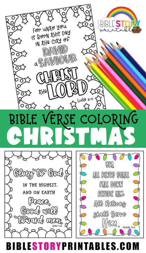 Christmas Tree Bible Verse, Christmas Bible Coloring Pages, Christmas Memory Verses For Kids, Christmas Verses For Kids, Christmas Bible Verses For Kids, Christmas Story Bible, Tree Bible Verse, Sheep Template, Memory Verses For Kids