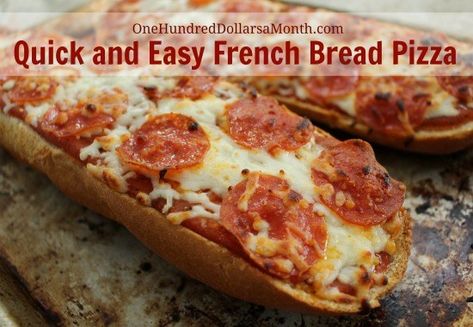 Easy French Bread, Homemade Pizza Dough Recipe, French Bread Loaf, Pizza Homemade, French Bread Pizza, Bread Pizza, Homemade Pizza Dough, Pizza Recipes Homemade, Pizza Recipes Dough