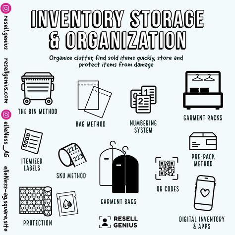 inventorystorage1 Inventory Storage Ideas, Inventory Organization Storage, Easy Storage Ideas, Organize Clutter, Inventory Organization, Inventory Storage, Basement Organization, Storage Tips, Clutter Organization