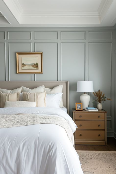 Benjamin Moore Boothbay Gray Carter Gray Benjamin Moore, Gray Lake Benjamin Moore, Tranquility Benjamin Moore Bedroom, Home Interior Design Color Schemes, Booth Bay Grey Benjamin Moore, Portland Gray Benjamin Moore, Benjamin Moore Boothbay Gray Bedroom, Edgewood Gray Benjamin Moore, Thundercloud Gray Benjamin Moore