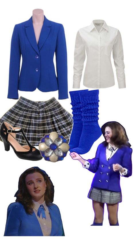 The Heathers Veronica, Heathers The Musical Halloween Costumes, Heathers The Musical Cosplay, Jd Heathers Halloween Costume, Heather Halloween Costume, Veronica Sawyer Heathers Musical, Heathers The Musical Outfits, The Heathers Costume, Veronica Heathers Costume