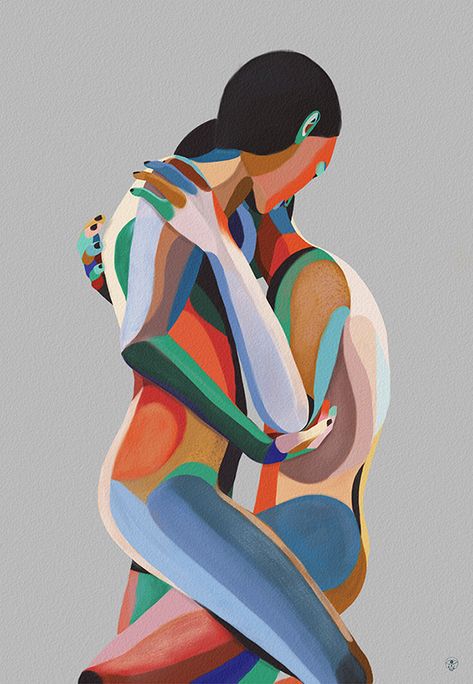 ILLUSTRATIONS: BODY STUDIES on Behance Body Abstract Art, Posca Art Ideas, Popular Art Paintings, Animated Paintings, Body Wall Art, Body Studies, Body Paintings, Body Study, Modern Art Paintings Abstract