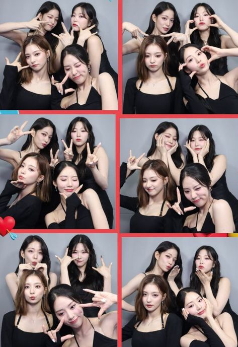 Photobox Pose, Kcon 2022, Group Photo Poses, Group Picture Poses, Photobooth Pictures, Friend Pictures Poses, Under The Shadow, 사진 촬영 포즈, Friend Poses Photography