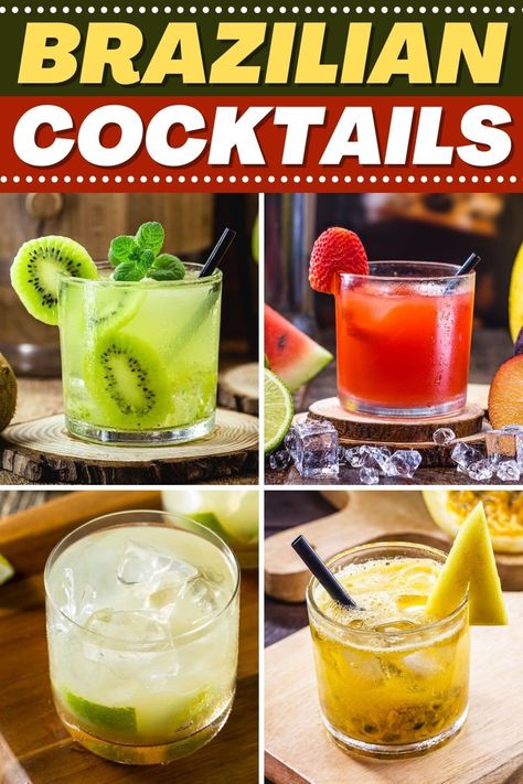 Brazilian Capriana, Brazilian Alcoholic Drink, Brazilian Cocktail Recipe, Brazilian Drinks Alcohol, South American Cocktails, South American Drinks, Brazilian Dishes Popular, Brazilian Mojito, Brazil Cocktail