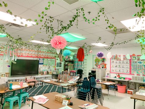 Nature themed classroom