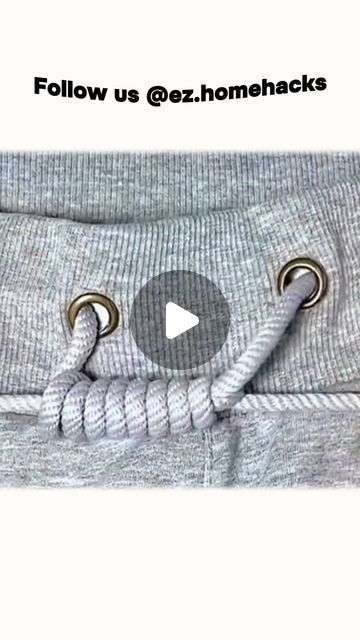 Cool Tie Knots, Organization Hacks Diy, Lace Hoodie, Embroidery Stitches Beginner, Packing Hacks Clothes, Macrame Knots Pattern, Knots Diy, Diy Crafts Life Hacks, Clothes Organization Diy