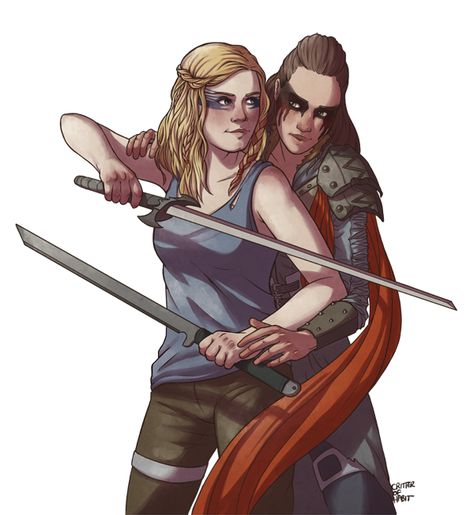 “I would have loved to see Lexa teaching Clarke to use swords … :( ” This was meant to be an exclusive piece for the Clexa art book, but seeing as it’s being posted around online and so many books have already been sold, I’ve been given the okay to... Wlw Tumblr, Lexa E Clarke, Lexa Y Clarke, Lexa The 100, Clarke And Lexa, The 100 Clexa, The 100 Show, Lesbian Art, Alycia Debnam