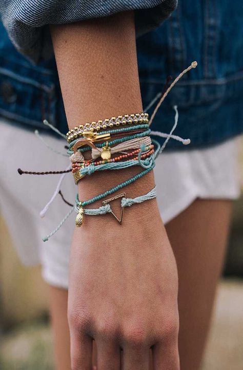 @kendallhall42🌻 Puravida Bracelets, Boho Bandeau, Pura Vida Bracelets, Summer Bracelets, Stacked Jewelry, Winter Trends, Pretty Bracelets, Cute Bracelets, Wristbands