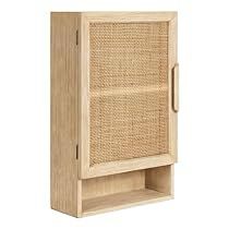 Cane Wall, Toilet Cabinet, Decorative Storage Cabinets, Over The Toilet Cabinet, Tall Shelves, Storage Cubby, Over The Toilet, Rattan Wall, Over Toilet