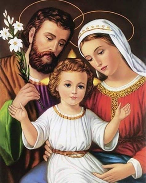 Holy Family Pictures, Jesus Art Drawing, Sf Wallpaper, Panna Marie, Mother Mary Images, Religious Photos, Jesus Wall Art, Jesus And Mary, Jesus Christ Painting