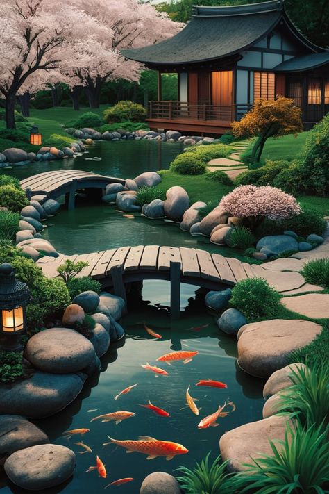 Discover the key elements that define the tranquil beauty of a Japanese garden with our curated list of essentials! 🏯🌿 From meticulously pruned bonsai trees to serene koi ponds, we've gathered the must-have features for creating your own peaceful oasis. Tap to explore our favorite elements and start planning your Zen-inspired garden retreat. What aspect of Japanese garden design resonates most with you? Share your thoughts below! 🌸 #JapaneseStyle #GardenDesign #ZenLiving Japanese Water Garden, Garden Retreat, Koi Ponds, Japanese Water, Japanese Garden Design, 4 Elements, Japanese Koi, Bonsai Trees, Garden Pond