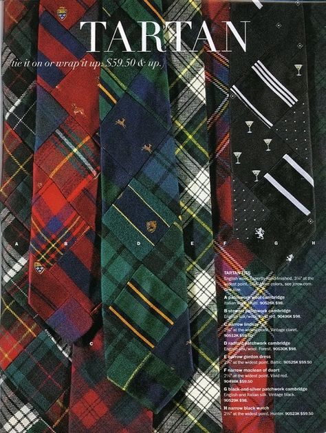 ties J Crew Catalog, Tartan Tie, Ivy Style, Old Money Aesthetic, Classic Outfits, Favorite Pins, Tartan Plaid, Stylish Men, What I Wore