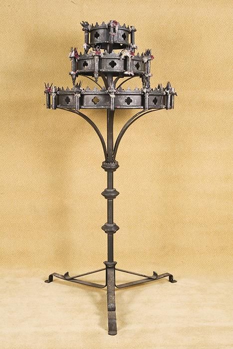 Film Moulin Rouge, Medieval Candle, Floor Candelabra, Gothic Candle Holder, Different Home Decor Styles, Interior Wall Sconces, Gothic Candles, Medieval Gothic, Floor Candle Holders