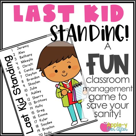 Positive Classroom Management, Classroom Management Elementary, Teaching Classroom Management, Substitute Teaching, Class List, Responsive Classroom, Management Games, Last Child, Classroom Procedures