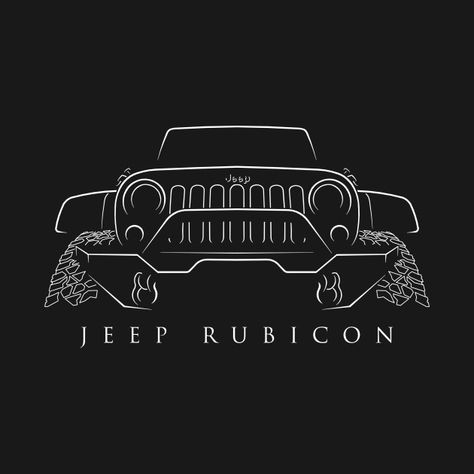 Check out this awesome 'Jeep+Wrangler+Rubicon' design on @TeePublic! Jeep Graphic Design, Jeep Wrangler Shirts, Jeep Wrangler Tattoo, Jeep Wrangler Drawing, Jeep Logo Design, Jeep Tattoo Ideas, Jeep Graphics, Jeep Tattoos, Small Jeep