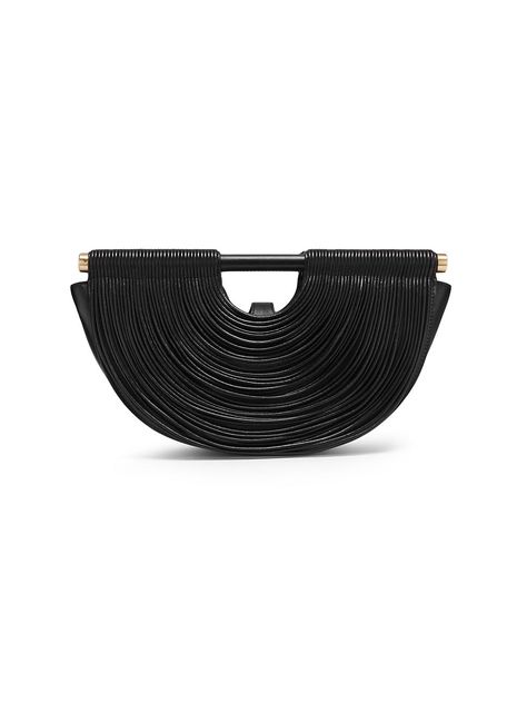 Shop Cult Gaia Lou Fringe Leather Clutch | Saks Fifth Avenue The Cult, Clutch Pouch, Cult Gaia, Fabric Gift Bags, Fabric Gifts, Free Fabric, Handle Bag, Leather Clutch, Print Gifts