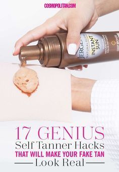 17 Genius Self-Tanner Hacks That Will Make Your Fake Tan Look Real Diy Fake Tan, Tanning Skin Care, Sunless Tanning Lotion, Real Fake, Natural Hair Mask, Anti Aging Oils, Boost Hair Growth, Beauty Tips For Face, Sunless Tanning