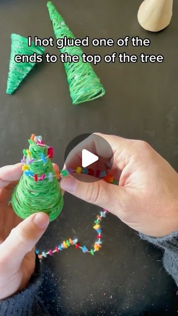 Timm Sevitz on Instagram: "After making the string christmas trees, you can decorate them however you want. This is how i make the DIY felt craft holiday lights garland. This is a great Christmas holiday craft activity idea for older kids and teens. Easy Christmas felt tree ornaments craft. #christmascrafts #christmastree #easycrafts #holidaycrafts #christmasdiy" Felt Tree Ornaments, Felt Tree, Felt Crafts Diy, Christmas Felt, Felt Craft, Holiday Craft, Craft Activity, Diy Felt, Felt Garland