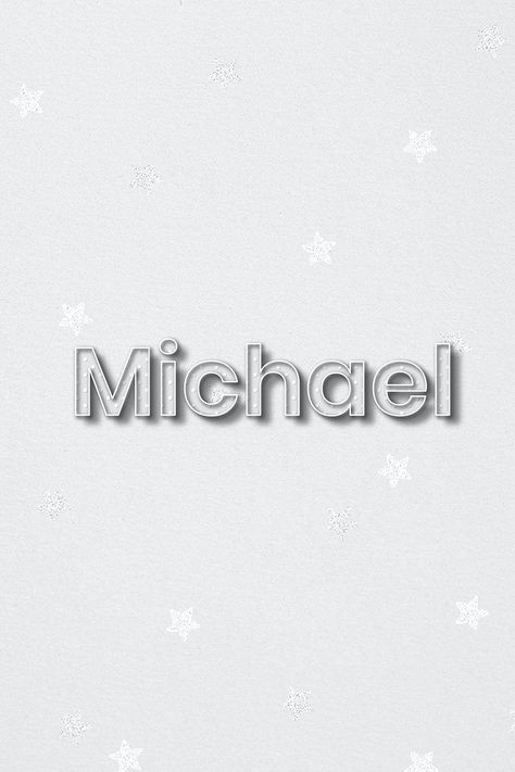 Michael male name lettering typography | free image by rawpixel.com / Wit Michael Name, Name Lettering, Bounce House Birthday, Apple Wallpaper Iphone, Name Wallpaper, Idea Board, Family Values, Bounce House, Apple Wallpaper