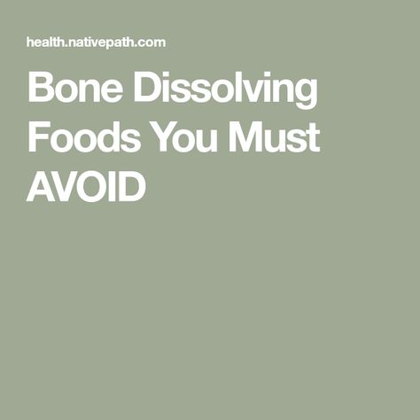 Bone Dissolving Foods You Must AVOID Bone Healing Foods, Bone Healing, Increase Bone Density, Collagen Benefits, Bone Loss, Senior Health, Collagen Supplements, Collagen Protein, Collagen Powder