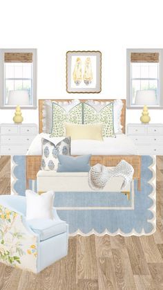 Blue Green Bedrooms, College Dorm Room Inspiration, Preppy Bedroom, College Dorm Room Decor, College Apartment Decor, Dorm Room Inspiration, College Room, Blue Rooms, Room Remodeling