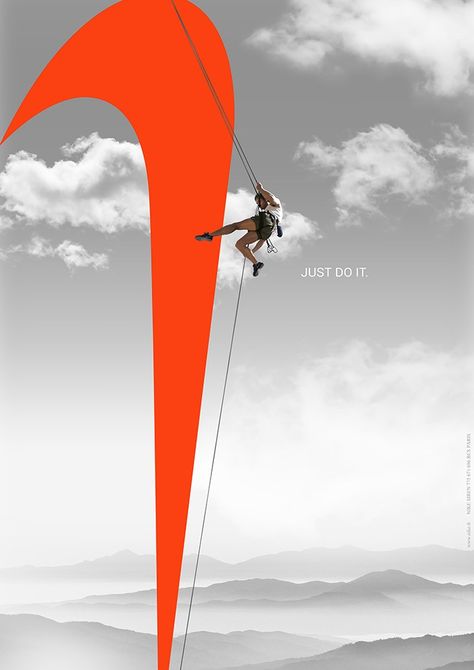 Nike Campaign, The Art Of Communication, Art Of Communication, Nike Poster, Nike Ad, Sports Advertising, Design Campaign, Visual Communication Design, Graphic Design Brochure