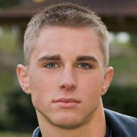 50 Best Buzz Cut Hairstyles for Men in 2023 | Men Hairstylist Sun Bleached Hair, Military Haircuts Men, Crew Cut Haircut, Ivy League Haircut, Buzz Cut Hairstyles, Military Haircut, Hair Guide, Snoopy Woodstock