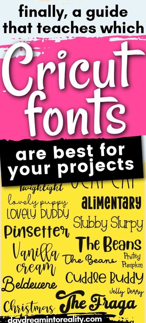 Looking for the best Cricut fonts for your next project? We've got you covered! Check out our roundup of the best Cricut fonts for all your crafting needs. #cricutfonts #cricutproject Cricut Font Size Guide, Favorite Fonts For Cricut, Free Fonts Calligraphy, Best Fonts On Cricut Design Space, Best Cricut Font Combinations, Cricut Fonts For Labels, Free Farmhouse Fonts For Cricut, Free Script Fonts For Cricut, Cricut Block Letter Font