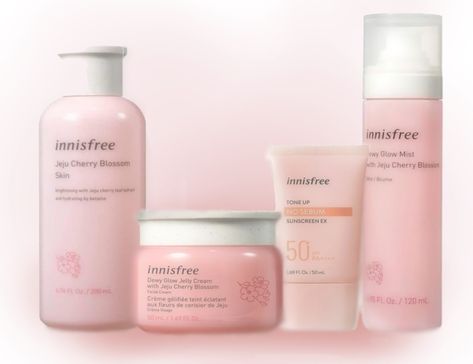 Pink, Innisfree, Wonyoung, skin care Wonyoungism Wishlist, Wonyoungism Products, Wonyoungism Aesthetic, Innisfree Skincare, Vegan Products, Top Makeup Products, Pretty Skin Care, Pretty Skin, Pink Makeup