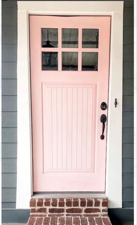 Grey House With Pink Door, Pale Pink Door, Pink Cottage Door, Yellow House Pink Front Door, Pink Door White House, White House With Pink Door, Pale Pink Front Door, Pink Front Door White House, White And Pink House