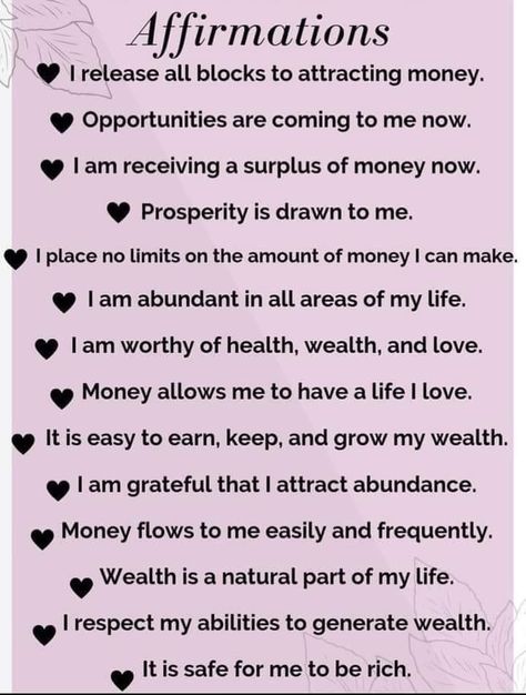 Wealth Affirmations Money, Spells That Actually Work, Money Prayer, Relationship With Money, Money Blocks, Wealth Dna Code, Healing Affirmations, Dna Code, Energy Healing Spirituality