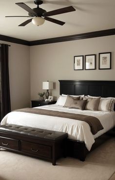 Brown Wood Bedroom, Dark Wood Bed Frame, Wood Bedroom Decor, Dark Wood Bedroom Furniture, Brown Bedroom Decor, Dark Wood Bedroom, Brown Rooms, Contemporary Living Room Design, Bedroom Background