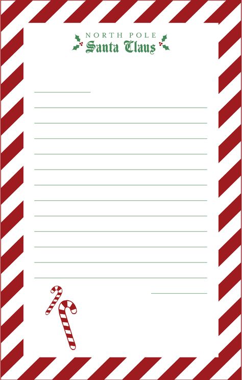 Cute idea: write letters to Santa using unique stationary. FREE download! —Designs By Miss Mandee #Christmas #printables #santa Carta A Santa Claus, Santa Claus Letterhead, Santa Letterhead, Unique Stationary, Santa Claus Letter, Letters Printable, Letters To Santa, Write Letters, Printable Ideas