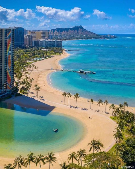 Hilton Hawaiian Village is Waikiki's only true resort destination located on the widest stretch of beach in Waikiki. This 22-acre paradise features the best pools and waterslides in Waikiki, as well as the only saltwater lagoon.

#hawaii #waikiki #hawaiihotels #hawaiivacation #oahu #hiltonhawaiianvillage Honolulu Hawaii Beach, Waikiki Hawaii Beach, Honolulu Beach, Honolulu City, Hilton Hawaiian Village Waikiki, Hilton Hawaiian Village, Honolulu Waikiki, Hawaii Pictures, Waikiki Hawaii