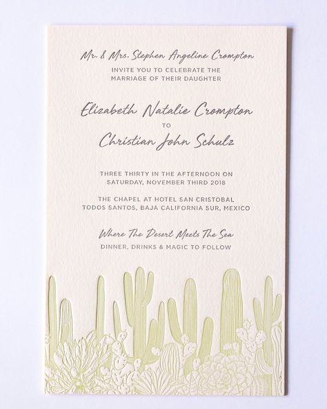 Desert Invitations, Mexican Wedding Invitations, Wedding Design Inspiration, Mexico Design, Let's Get Married, Restaurant Wedding, Mexican Wedding, Desert Wedding, Mexico Wedding