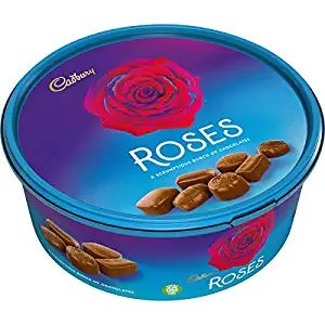 Amazon.com : Cadbury Roses Tub 600g : Grocery & Gourmet Food Cadbury Roses, Dr Food, Chocolate Cadbury, British Sweets, Rose Chocolate, Iceland Food, Cadbury Chocolate, Caramel Frosting, Chocolate Roses