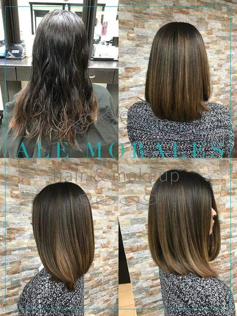 Tuns Bob Lung, Hairstyle Hairstyle, Short Straight Hair, Long Bob Hairstyles, Penteado Cabelo Curto, Medium Hair Cuts, Long Bob, Cool Haircuts, Hairstyles Haircuts