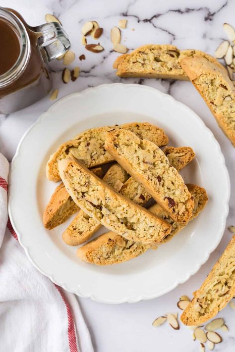 Delicious Almond Biscotti Recipe - Olive & Artichoke Almond Biscotti Recipe Easy, Almond Biscotti Recipe Italian, Hot Cocoa Party, Almond Biscotti Recipe, Cannoli Filling, Cocoa Party, Almond Biscotti, Biscotti Recipe, Oat Cakes