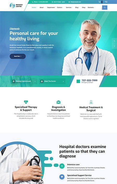 Hospital Website, Medical Websites, Healthcare Website, Medical Website, Medical Website Design, Website Design Inspiration Layout, Medical Theme, Banner Design Layout, Free Website Templates