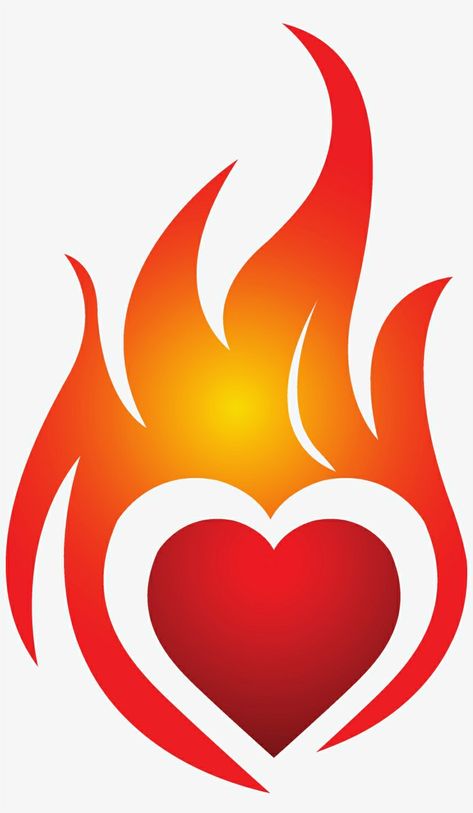 Fire Clipart, Pentecost Sunday, Easter Lessons, Heart On Fire, Fire Image, Flame Art, Bible School Crafts, Heart Illustration, Contemporary Glass Art