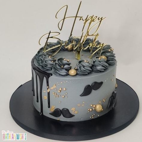 Cake Idea For Men Birthday, Cake Design For Father Birthday, Cake For 21st Birthday Men, Pretty Birthday Cakes For Men, Birthday Cake For Him My Husband, Cake Design For Dad Birthday, Cake For Husband Birthday For Men, Simple Cake Designs Birthday For Men, Men Cake Ideas Birthdays