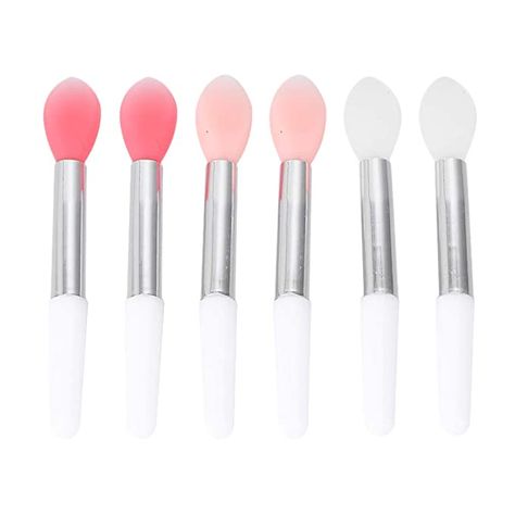 Silicone Lip Brush, Lip Applicator, Businesses Ideas, Lip Brushes, Apply Lip Gloss, Facial Scrubber, Pink Tools, Lipstick Brush, Makeup Pallets