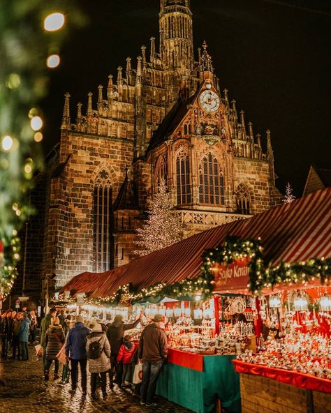 Nuremberg is famous for how strict it is in what it allows to be sold at the main Christmas market itself. Only traditional gifts and foods… Christmas Markets Germany, Christmas In Germany, Nuremberg Germany, German Christmas Markets, Christmas In Europe, Best Christmas Markets, Christmas Town, German Christmas, Christmas Travel