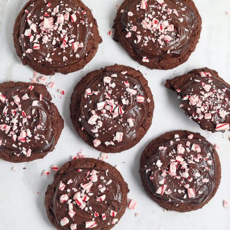 Mocha Peppermint Cookies  - To Bake or Not To Bake Peppermint Mocha Cookies, Mocha Cookies, Winter Baking, Winter Treats, Winter Cookie, Peppermint Cookies, Winter Desserts, Peppermint Mocha, Dessert Appetizers