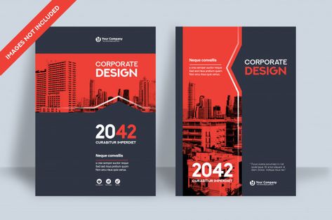 Corporate book cover design template in a4. Premium Vector | Premium Vector #Freepik #vector #flyer #poster #arrow #cover A4 Book Cover Design, Catalog Cover Design Ideas, Prospectus Cover Design, Proposal Cover Design, Corporate Book Cover Design, Corporate Book Cover, Business Book Cover Design, Book Cover Design Ideas, Business Book Cover