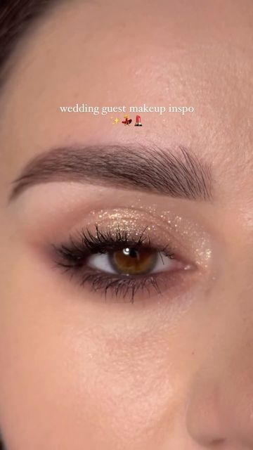 payal sharma on Instagram: "Wedding guest makeup 💃✨would you wear it?  rate this look 0-10❤️❤️  DM: for booking and queries @sharmapayal2418   #eyemakeup #eyes #eye #eyebrows #eyeshadow #eyelook #makeup #smokeyeye #smokeyeyes #smokey #salon #newlook #artist #makeupartist #smokeyeyeshadow #tranding #newfashion #fashion #style #look #modal #faridabad #delhincr #bridal #bridalmakeup #newpost #wadding #marriage #partymakeup" Eyeshadow Looks Wedding Guest, Makeup Idea For Wedding Guest, Smokey Indian Makeup, Wedding Guest Makeup Smokey Eye, Soft Brown Smokey Eye Bridal, Golden Birthday Makeup, Wedding Guest Makeup Brown Eyes Natural, Makeup For Wedding Guest Classy, Fall Wedding Guest Makeup