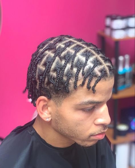 Small Men Braids, Single Braids For Men Short Hair, Twist Braids Hairstyles Men Short Hair, Men Plaits Hairstyles Short, Short Mens Braids, Short Braid Hairstyles For Men, Short Men Braids Hairstyles, Men Short Twists Hairstyles, Braid Hairstyles For Men With Short Hair