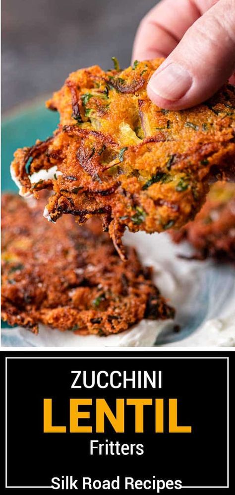 These zucchini lentil fritters are crispy, crackly, protein-packed, and infused with just the right amount of smoky heat. Zucchini Lentil, Red Lentil Recipes, Lentil Fritters, Vegan Chickpea Curry, Cauliflower Fritters, 2024 Recipes, Drink Inspiration, Meatless Main Dishes, Favorite Chicken