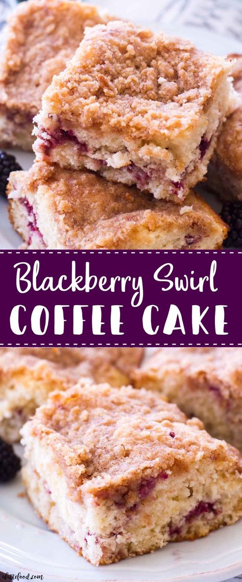 Blackberry Coffee Cake, Blackberry Recipe, Homemade Coffee Cake Recipe, Blackberry Puree, Blackberry Filling, Homemade Coffee Cake, Blackberry Dessert, Breakfast Coffee Cake, Crumb Cake Recipe